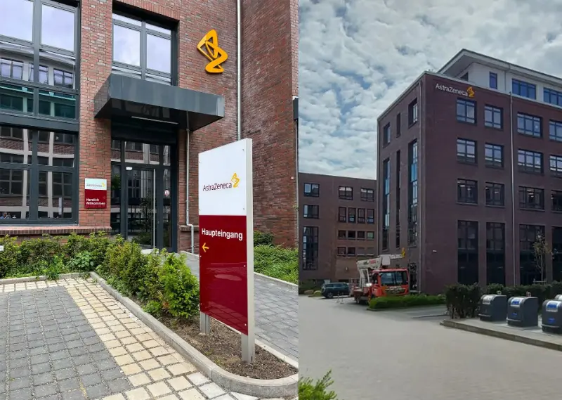 Projekt Astra Zeneca Eingang